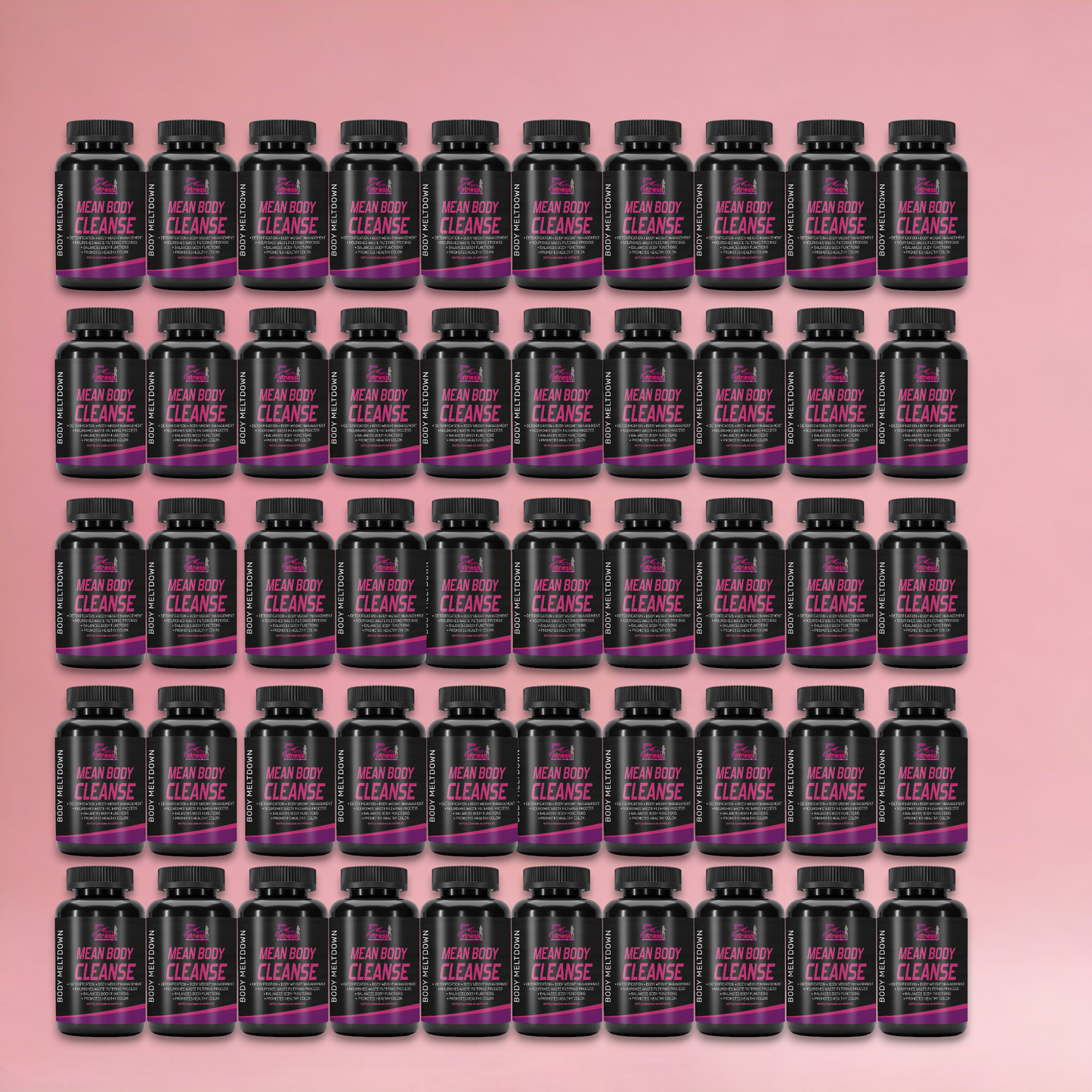 *wholesale*50 Bottles Mean Body Meltdown Cleanse