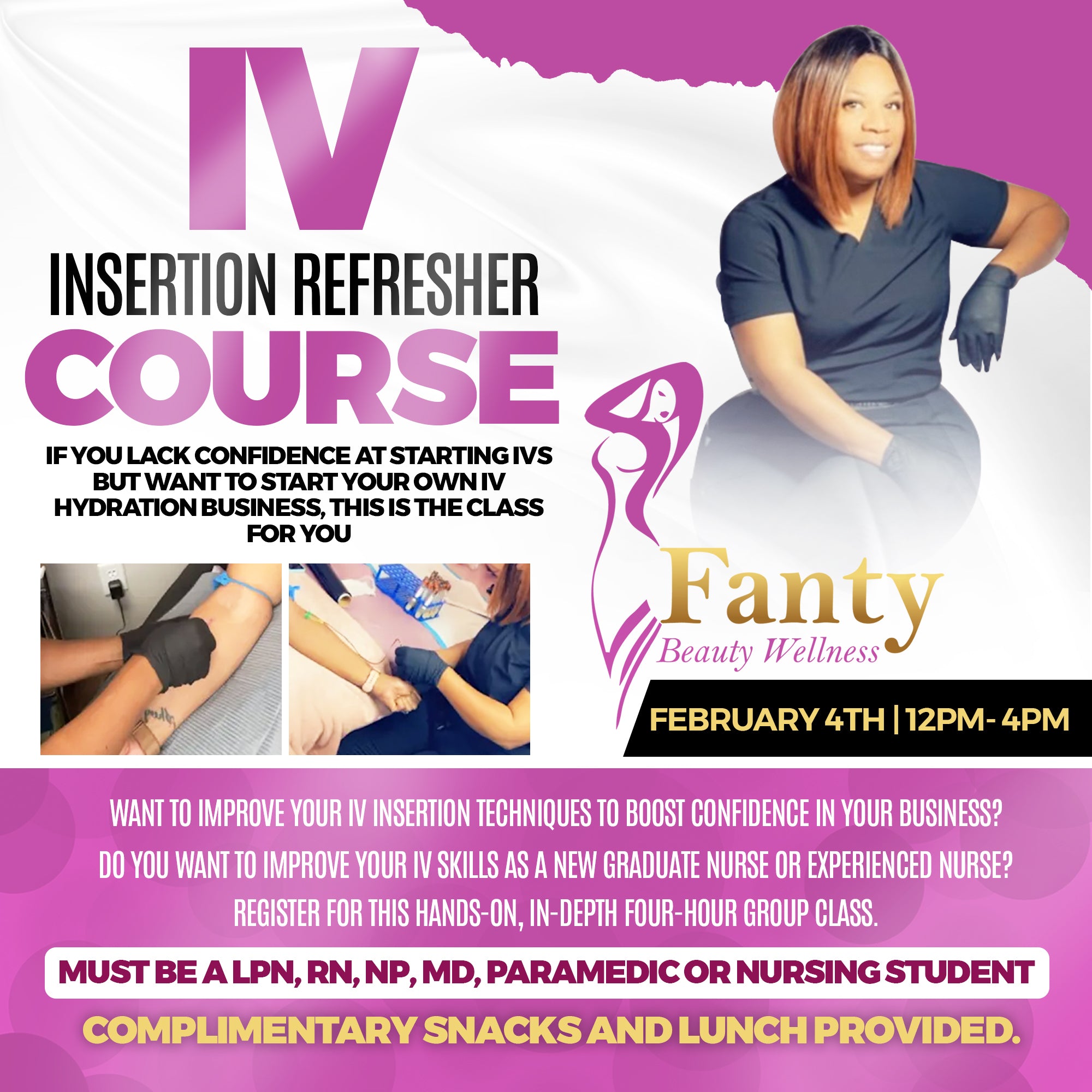 IV REFRESHER COURSE Fanty Fitness.